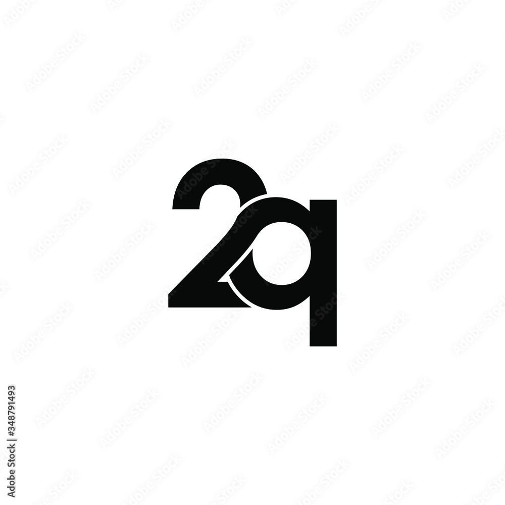 2q letter original monogram logo design