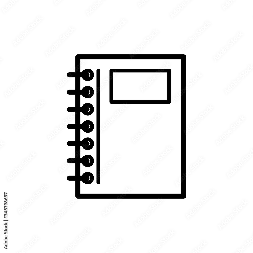note book icon vector design template note book icon vector design template
