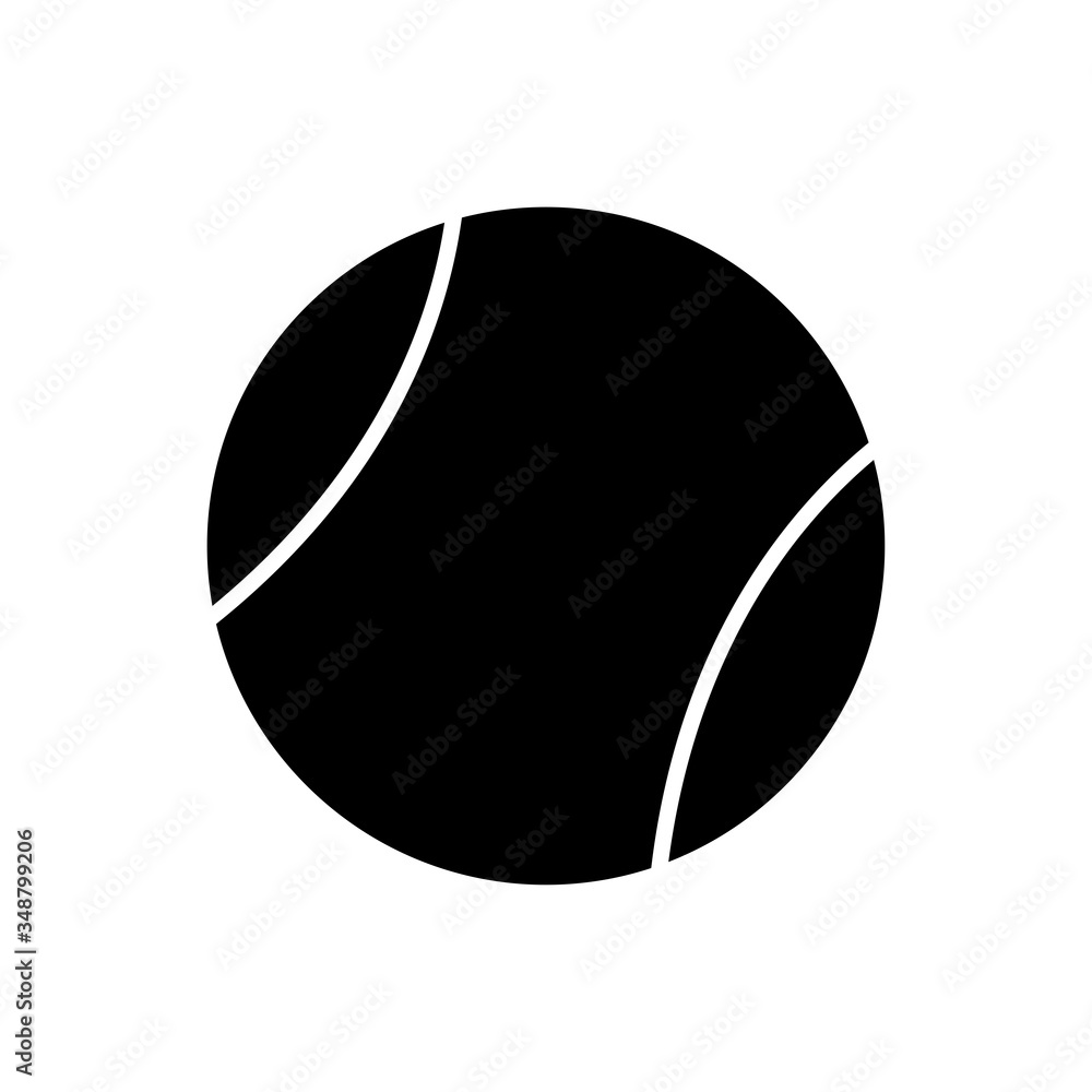 tennis ball - sport icon vector design template