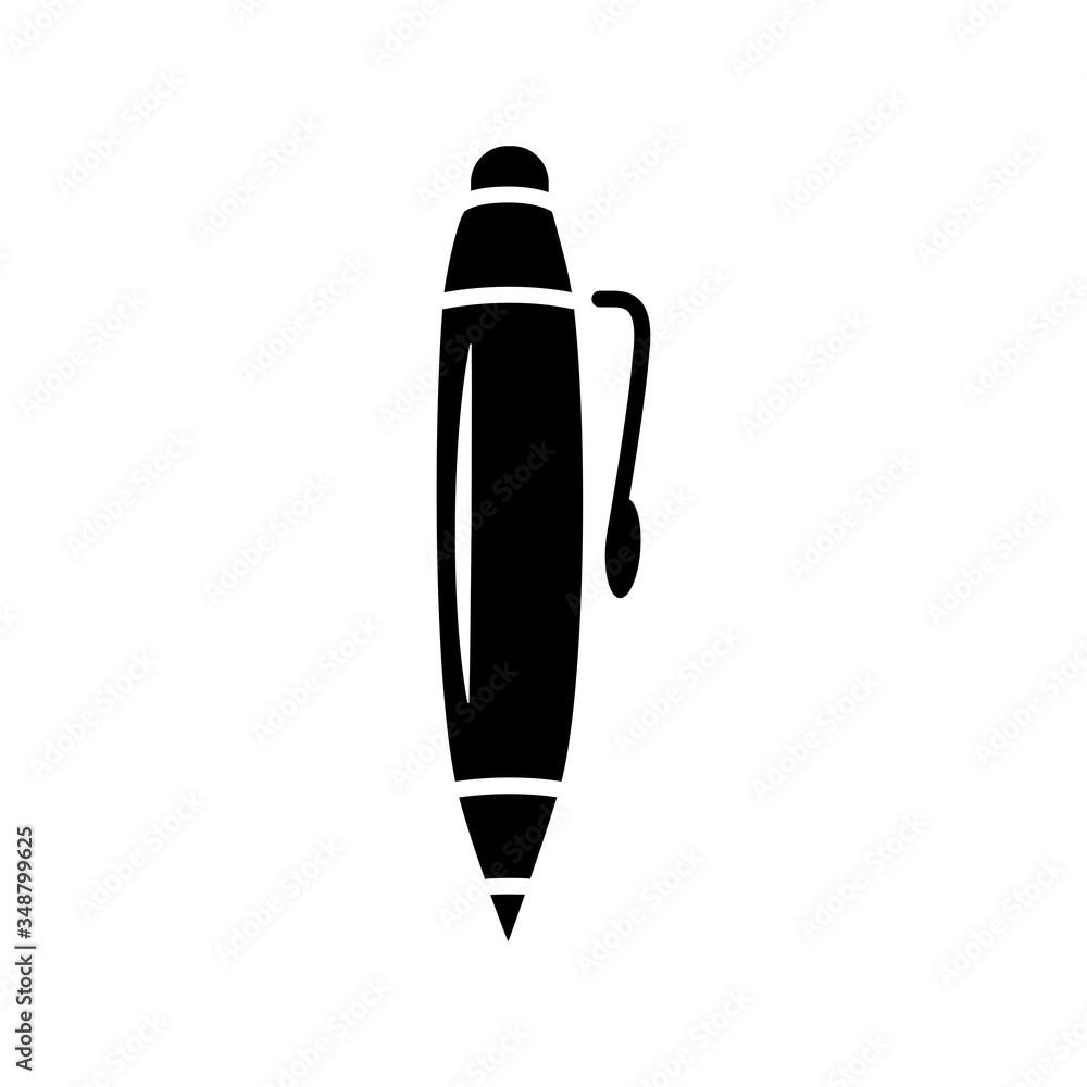 ballpoint - pen icon vector design template ballpoint - pen icon vector design template