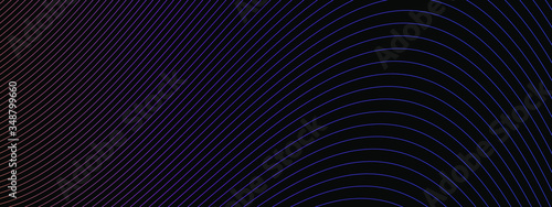 abstract neon wavy lines modern vector background	