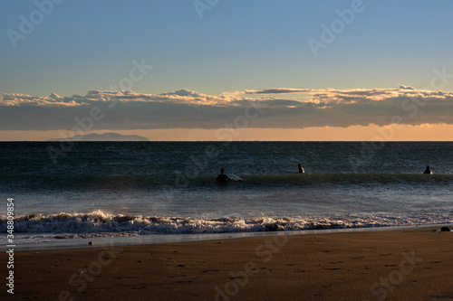 Pacific Ocean sunset