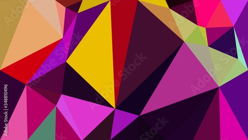 Abstract Colorful Geometrical Artwork,Abstract Graphical Art Background Texture,Modern Conceptual Art,Synthwave Aesthetic Poster Print,3D Rendering