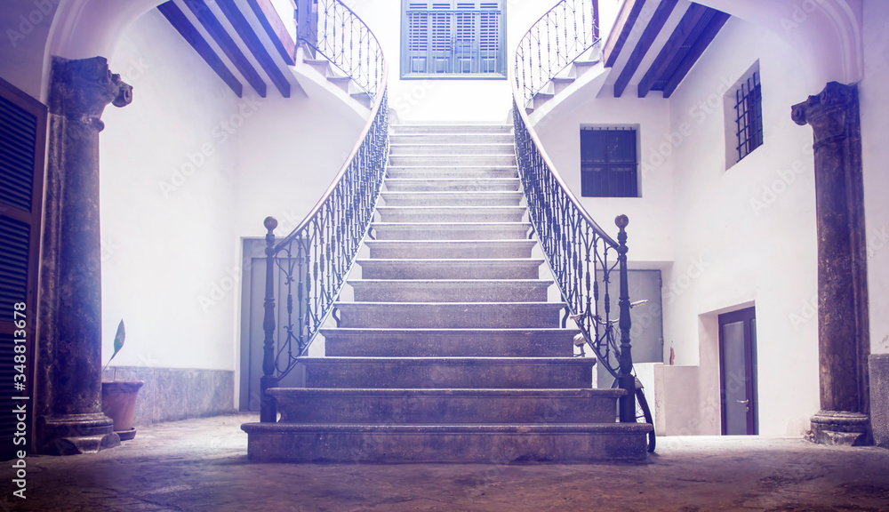 Fototapeta premium Traditional courtyard in Spain.