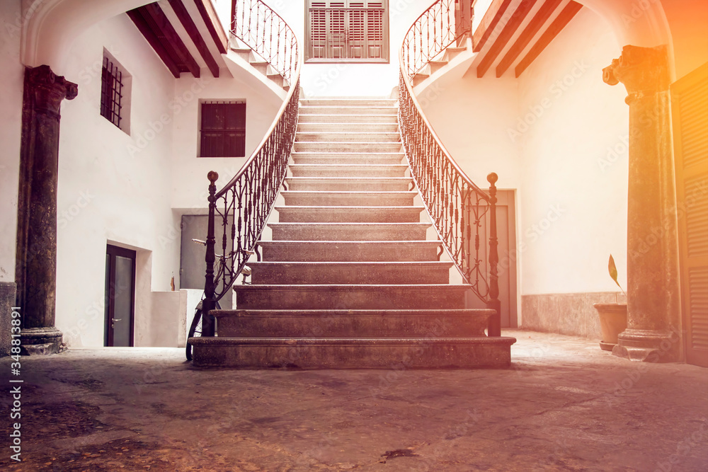 Fototapeta premium Traditional courtyard in Spain.