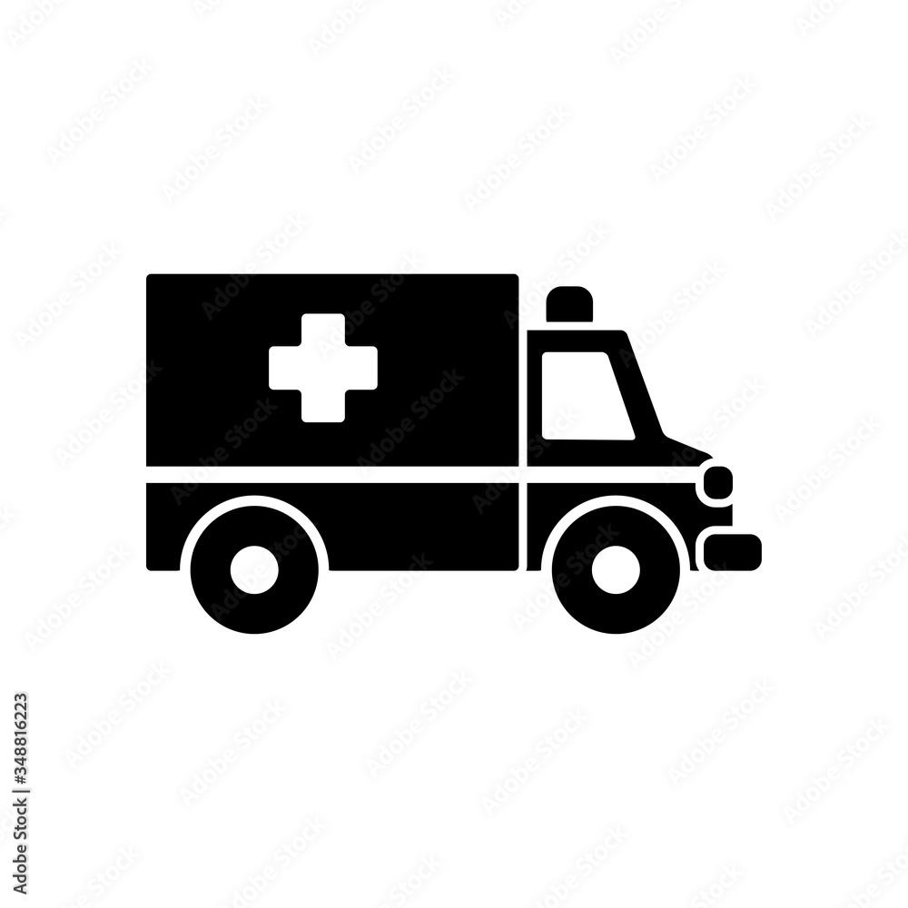 ambulance - transportation icon vector design template ambulance - transportation icon vector design template