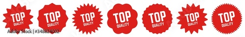 Top Quality Tag Red | Icon | Sticker | Deal Label | Variations