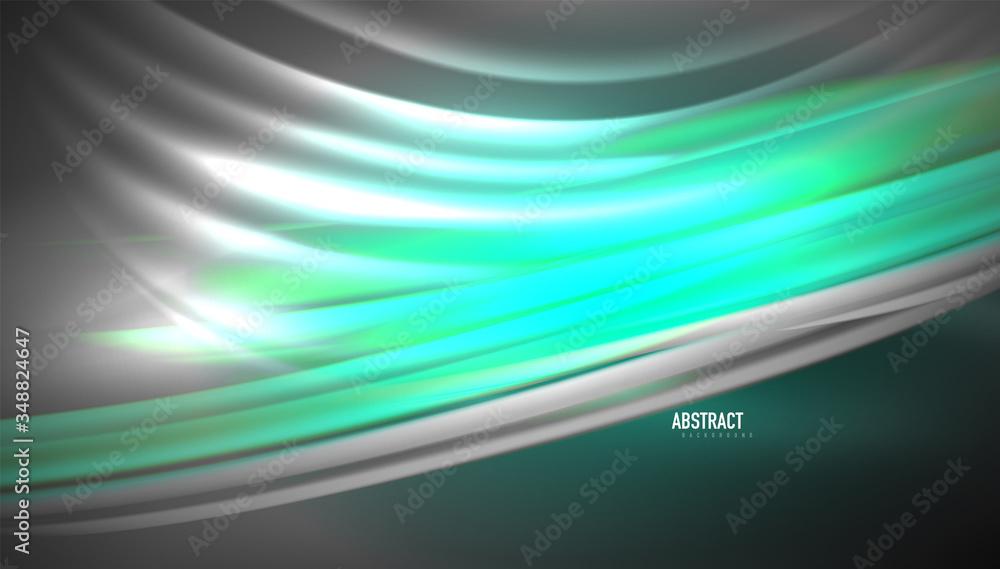 Creative fluid wave lines abstract background. Trendy abstract layout template for business or technology presentation, internet poster or web brochure cover, wallpaper Creative fluid wave lines abstract background. Trendy abstract layout template for business or technology presentation, internet poster or web brochure cover, wallpaper