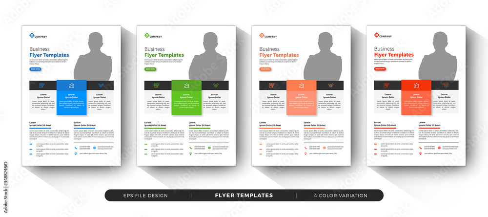 Corporate Business Flyer Templates 21