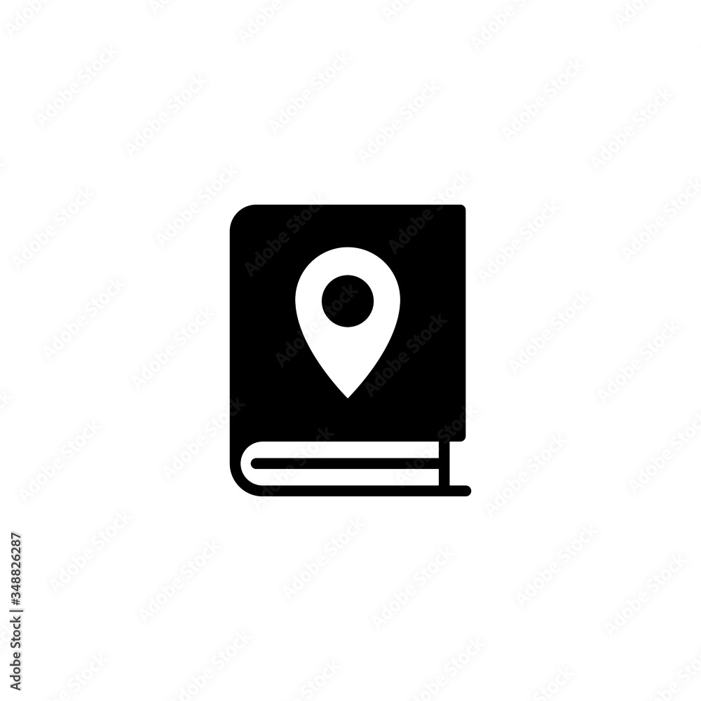 Map book vector icon in black solid flat design icon isolated on white background
Map book vector icon in black solid flat design icon isolated on white background