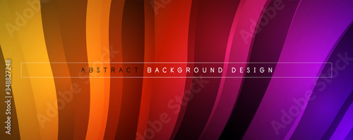 Trendy simple fluid color gradient abstract background with dynamic wave line effect. Vector Illustration For Wallpaper, Banner, Background, Card, Book Illustration, landing page
