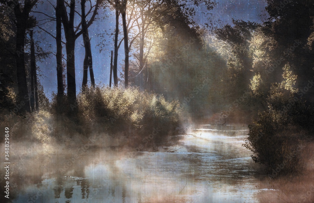 Der Boker Kanal beim Gastlichen Dorf Der Boker Kanal beim Gastlichen Dorf