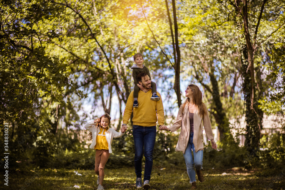 Fototapeta premium Their children enrich their lives in every way.