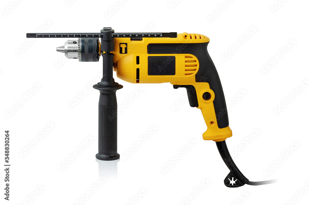 New, powerful professional electric drill New, powerful professional electric drill