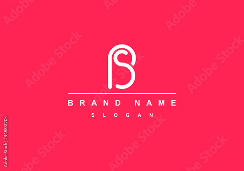 PS Abstract Letter Mark Monogram Graphic Vector Logo Template