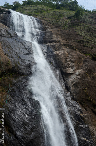 waterfall in the mountains