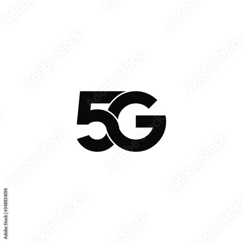 5g letter original monogram logo design