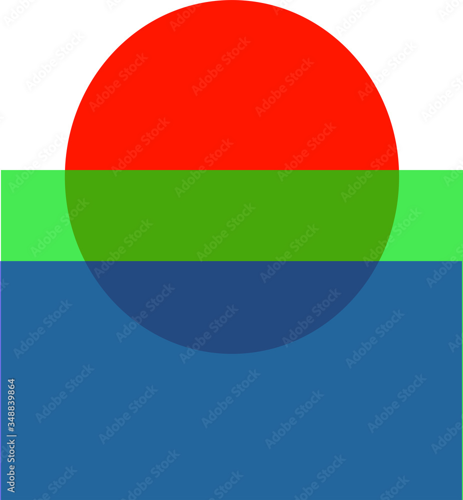 Abstract background from circles.