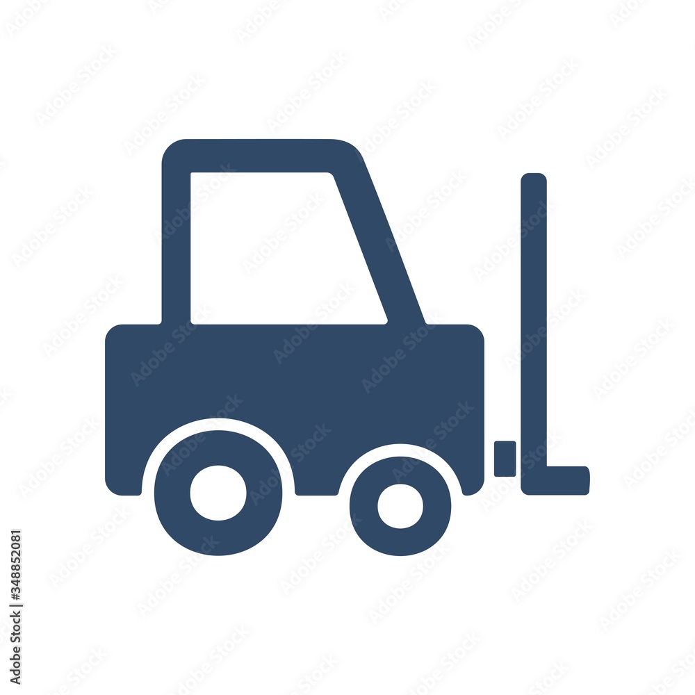 Lift truck icon. Forklift symbol. Warehouse loader truck. Lift truck icon. Forklift symbol. Warehouse loader truck.
