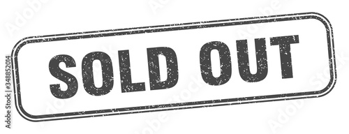 sold out stamp. sold out square grunge sign. label