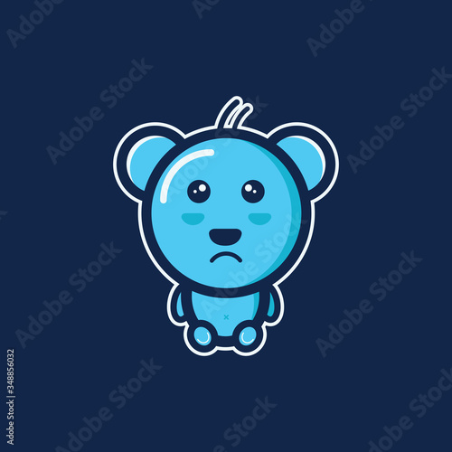 Cute Teddy Bear Vector Design