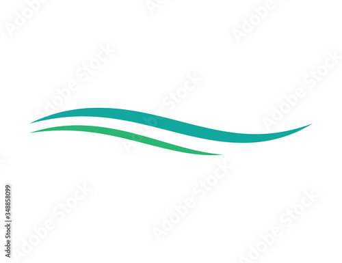 Abstract Swoosh Logo Design Template