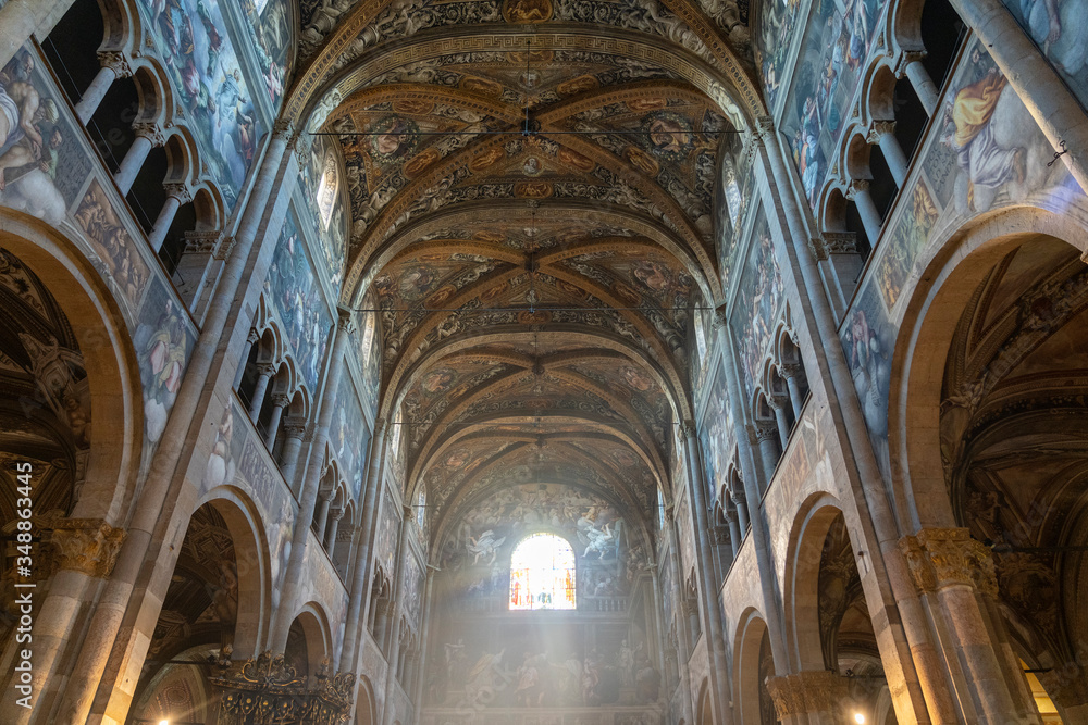 Duomo of Parma, Italy, interior