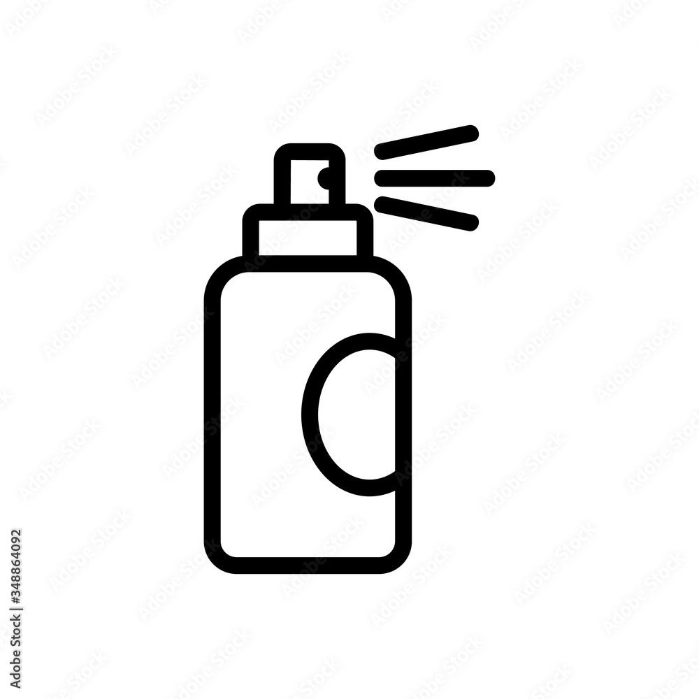 spray for water resistance icon vector. spray for water resistance sign. isolated contour symbol illustration spray for water resistance icon vector. spray for water resistance sign. isolated contour symbol illustration