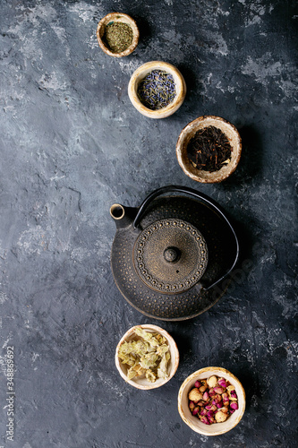 Black tea in a ceramic cup
