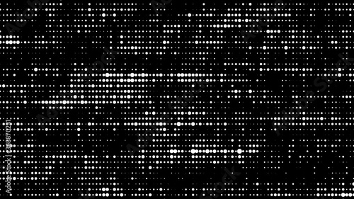 Futuristic dots background. Technology background of many white particles. Vector particle pattern. Artificial intelligence. Big data visualization. Abstract digital design.