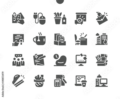 Office Well-crafted Pixel Perfect Vector Solid Icons 30 2x Grid for Web Graphics and Apps. Simple Minimal Pictogram