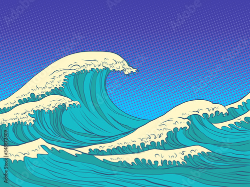 ocean high waves
