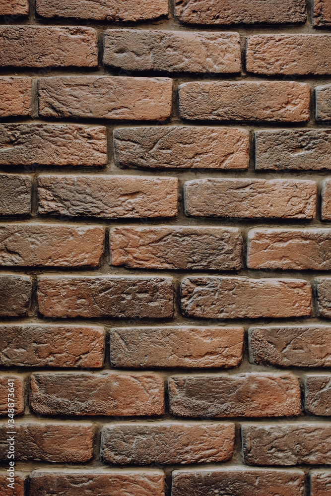Obraz premium Fashionable concept. Luxury brick wall with place for design.