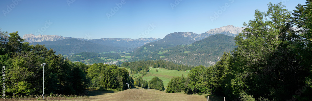 Blick vom Obersalzberg ins Tal