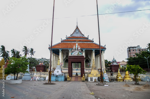  Damrey Sor Pagoda, a Buddhist temple of Battambang, Cambodia