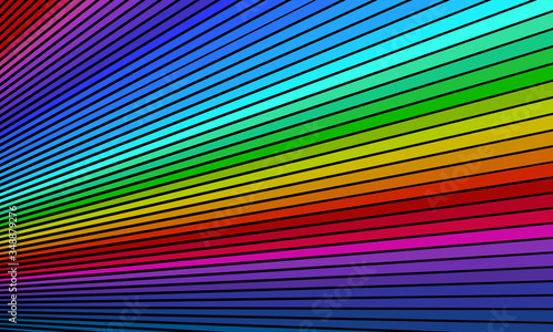 Rainbow bright background