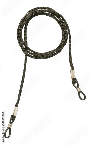 Cord for wearing glasses around the neck with clipping path