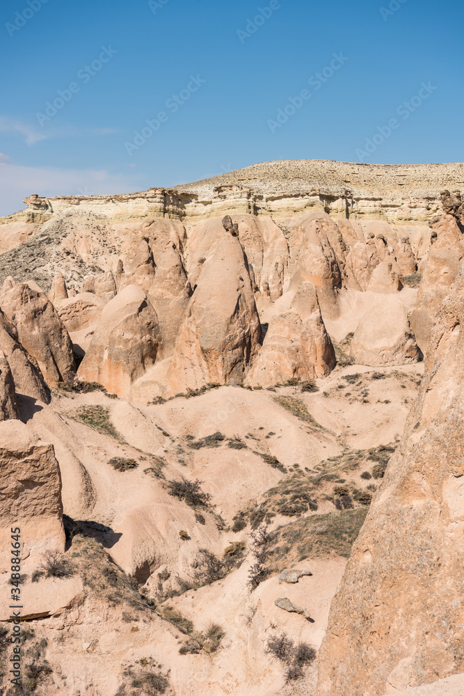 Many different rock formations and small fairy chimneys at Devrent Valley in Goreme, Cappadocia,Turkey. Many different rock formations and small fairy chimneys at Devrent Valley in Goreme, Cappadocia,Turkey.