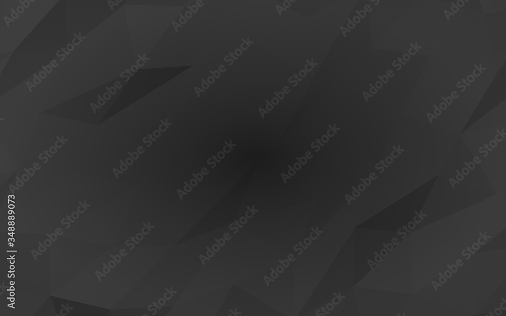 Black abstract background. Lowpoly backdrop. Gloomy crumpled paper. 3D illustration Black abstract background. Lowpoly backdrop. Gloomy crumpled paper. 3D illustration