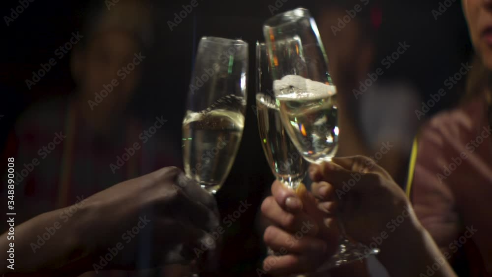 CU Group of Friends Toasting Drinks Glasses CU Group of Friends Toasting Drinks Glasses