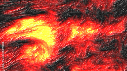 Lava flow texture background.