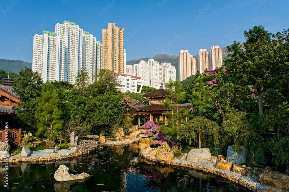 The Lake in Nan Lian Garden, Diamond Hill, Kowloon, Hong Kong The Lake in Nan Lian Garden, Diamond Hill, Kowloon, Hong Kong