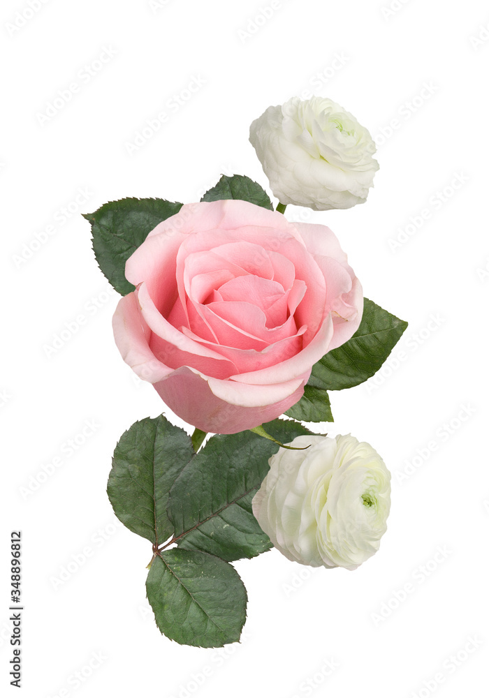 Naklejka premium bouquet of pink roses