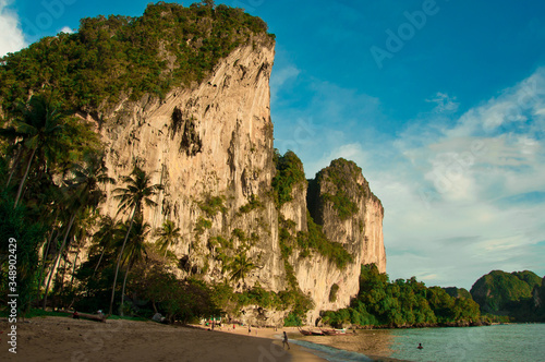 Rocks on the Railay Beach, Krabi, Thailand