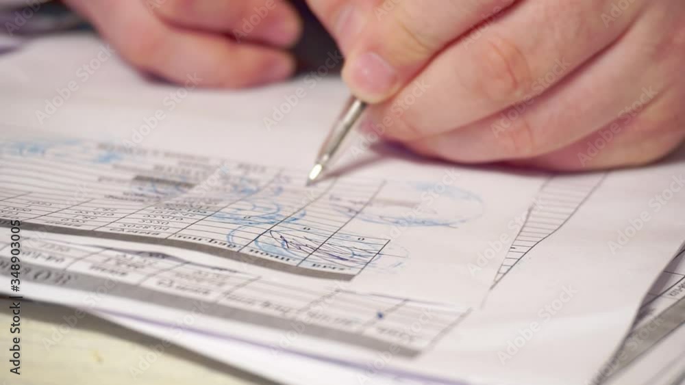 business concept.stamping paper documents with a seal business concept.stamping paper documents with a seal