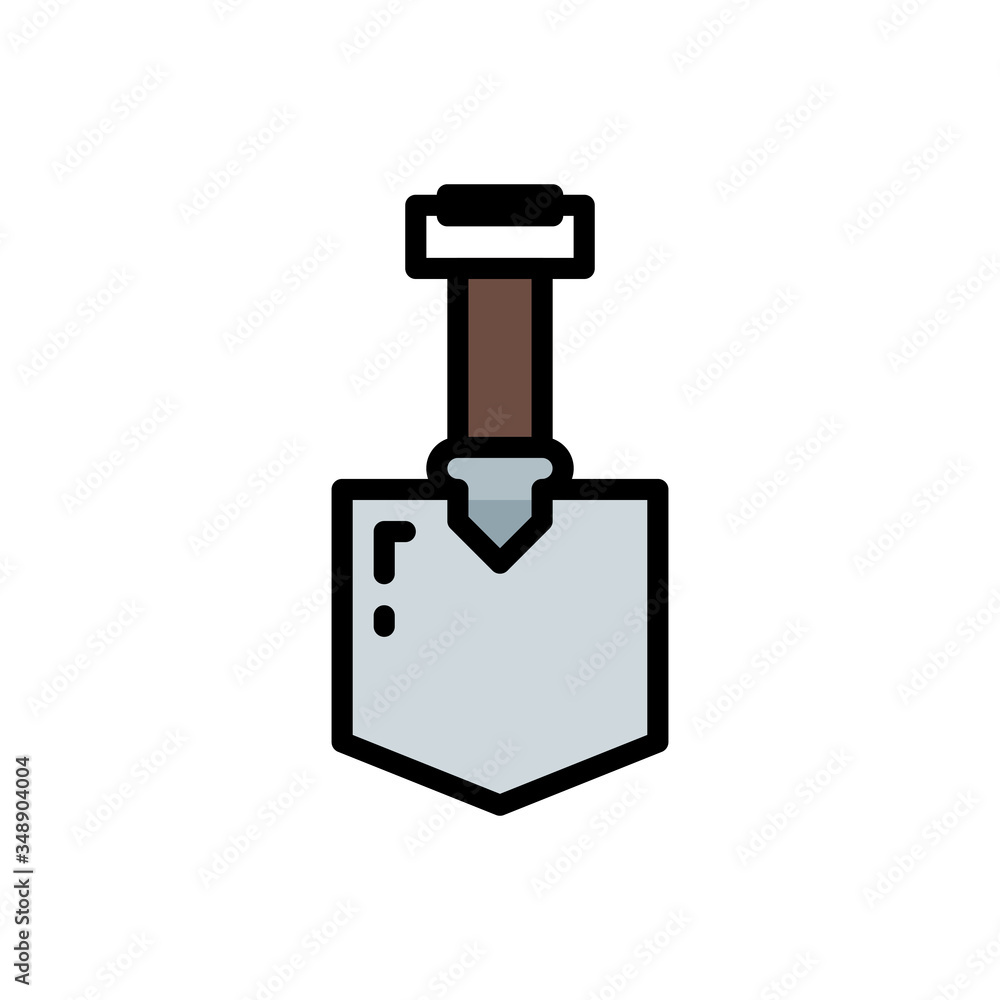 shovel fill outline icon shovel fill outline icon