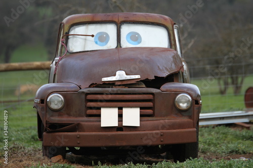 old rusty car mater