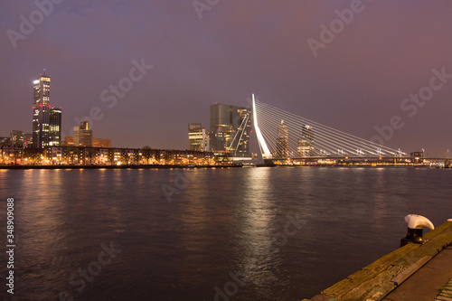 Fototapeta Naklejka Na Ścianę i Meble -  Erasmus Bridge in Rotterdam