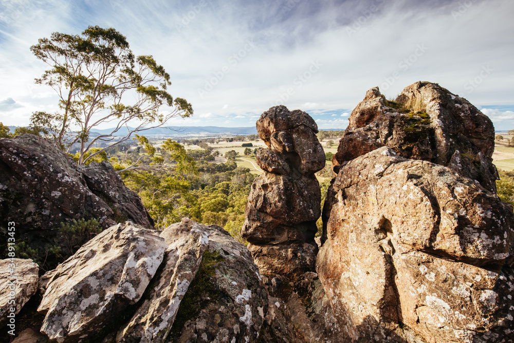 Hanging Rock in Macedon Ranges Australia Hanging Rock in Macedon Ranges Australia