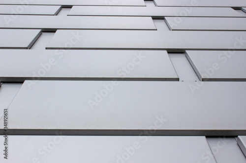 Detail of architecture. Design of the facade. Modern building.